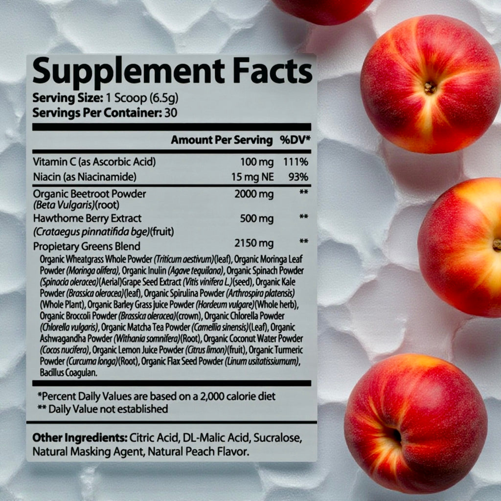 Beets & Greens - Peach Tea