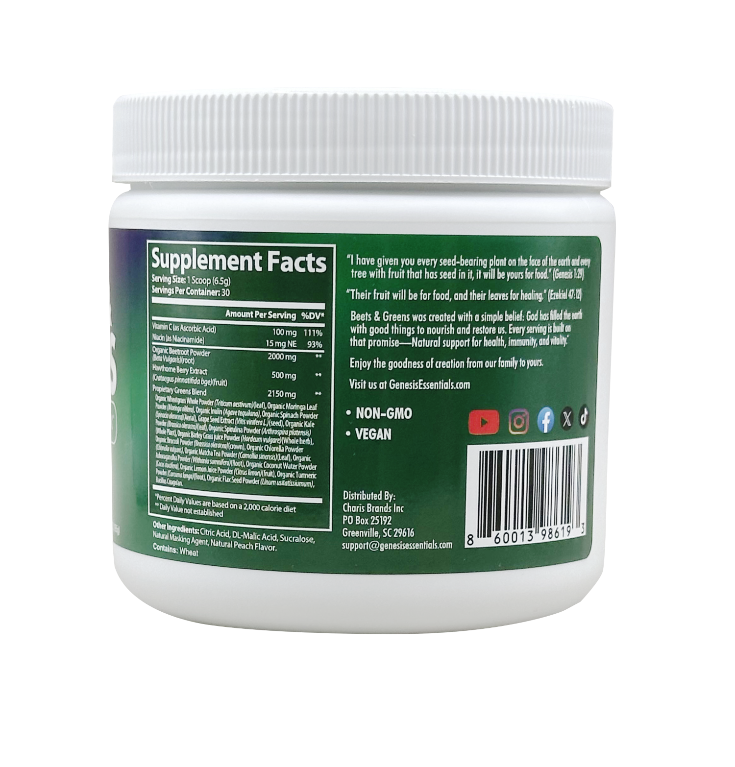 Beets & Greens - Peach Tea